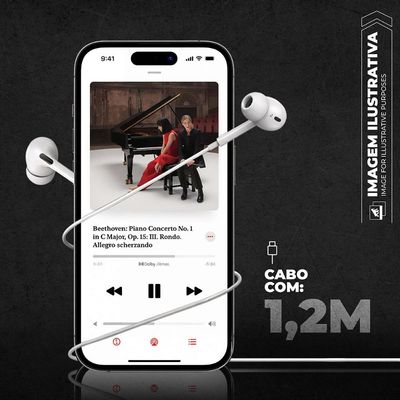 Earbuds - Fone de ouvido Fone de ouvido Dual Air Lightining MFI - Gshield
