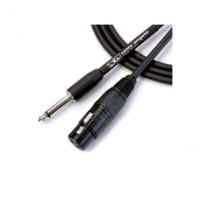 Cabo De Microfone Ninja Hg 0,20 Mm Conector P10- Xlr Femea 03ft 0,91cm Preto