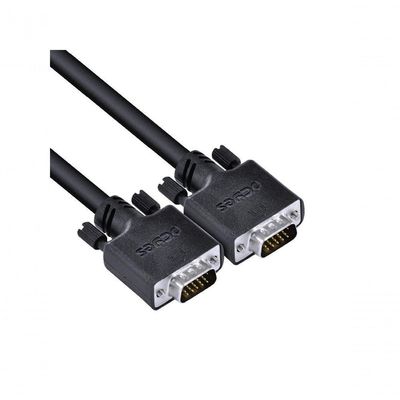 Cabo De Vídeo Vga 3+6 15 Pinos Macho Para Vga 3+6 15 Pinos Macho 28awg Puro Cobre 40 Metros - Pvm36-40
