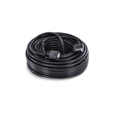 Cabo De Vídeo Vga 3+6 15 Pinos Macho Para Vga 3+6 15 Pinos Macho 28awg Puro Cobre 40 Metros - Pvm36-40