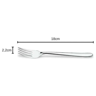 Faqueiro 12 Pessoas Garfos Colheres Facas de Churrasco Inox