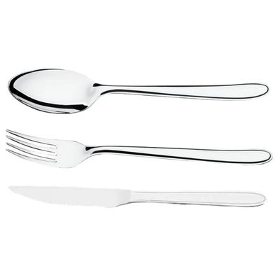 Faqueiro 12 Pessoas Garfos Colheres Facas de Churrasco Inox