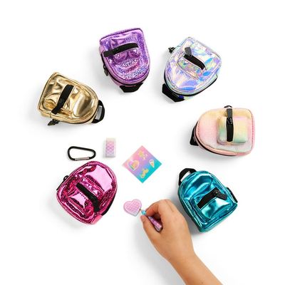 Mini Mochilas Real Littles Backpack - Dourado