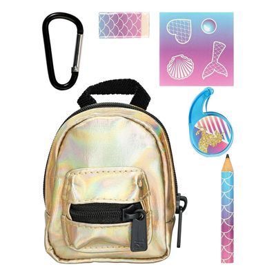 Mini Mochilas Real Littles Backpack - Dourado