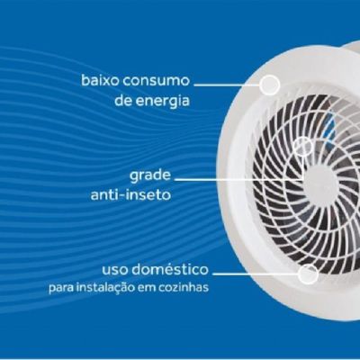 Exaustor Axial De 25cm 220 Volts Premium - 436 - Ventisol Ventilador Axial Exaustor 25cm 220v Premium - 436 - Ventisol