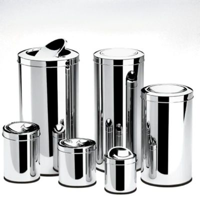 Lixeira Basculante 30x70cm 47 Litros - 3032210 - Brinox