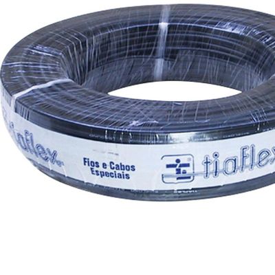Cabo Para Microfone Balanceado Af(t) Ofhc 2 X 22awg Preto Tiaflex - Rl - 100