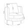 Poltrona Decorativa Orgânica Para Sala De Estar Living Belfort L06 Couro Bege - Lyam Decor