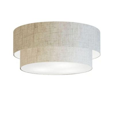 Plafon Para Banheiro Cilíndrico Sb-3063 Cúpula Cor Rústico Bege