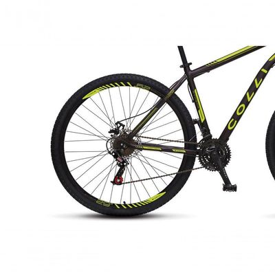 Bicicleta Athena Aro 29 Em Aço Com 21 Marchas Colli Preto-amarelo