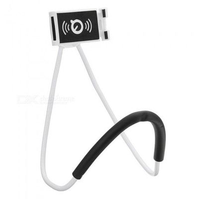Suporte Celular Articulado De Pescoço Selfie Cama Mesa Sofa .Branc