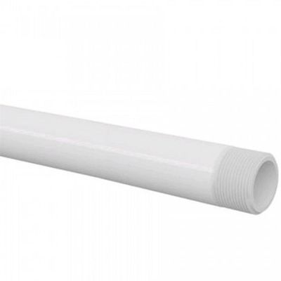 Tubo Roscável Branco 1-2"" 15mm 3 Metros - 10011850 - Tigre Tubo Roscavel 1-2x3m Branco