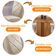 Mesa Olimpia 90 Mdf Com 4 Cadeiras Melissa Veludo Creme Naturalle