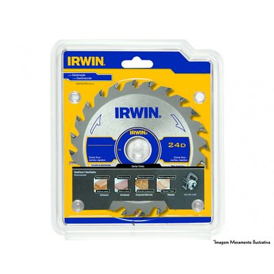Serra Circ P/Mad Irwin 7.1/4 24Dts Furo 16/20Mm 14107 Blist