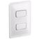 Interruptor Simples + Interruptor Paralelo 10a 250v 4x2 Zeffia - 680103 - Pial Inter.simples+inte.paralelo 10a 250v 4x2