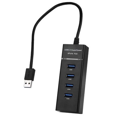 HUB USB 3.0 com 4 Portas e Led Indicador Exbom UH-30