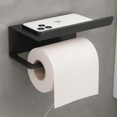 Suporte Papel Higiênico Premium Com Apoio Objetos