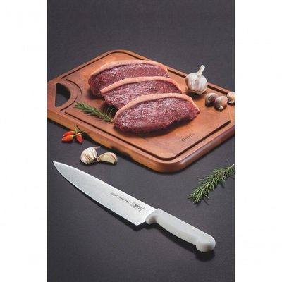 Faca Para Carne Tramontina Com Lâmina Em Aço Inox E Cabo De Polipropileno Branco 8