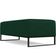 Puff Decorativo Sala de Estar Bali W01 Base Ferro 120x50 cm Bouclê Verde - Lyam Decor