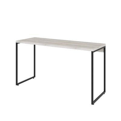 Mesa Para Escritório e Home Office Industrial Aspen 135 cm C01 Snow - Lyam Decor