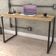 Kit Mesa Para Escritório com Estante 4 Prateleiras Industrial Form C01 120 cm Carvalho - Lyam Decor