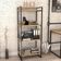 Kit Mesa Para Escritório com Estante 4 Prateleiras Industrial Form C01 120 cm Carvalho - Lyam Decor