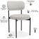 Kit 04 Cadeiras Estofadas Para Sala De Jantar Louvre L02 Bouclê Cru - Lyam Decor