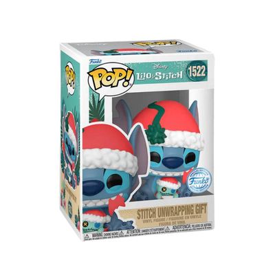Funko Pop Lilo & Stitch 1522 Stitch Unwrapping Gift Special