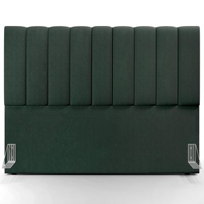 Cabeceira Cama Box Casal Queen 160 cm Dália W01 Linho Verde Musgo - Lyam Decor