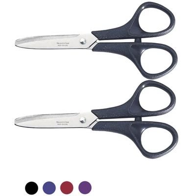 Kit 2 Tesouras Escolar Sem Ponta 5" Infantil Monster Tramontina Pequena Sortido