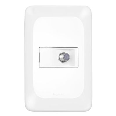 Tomada Antena De Tv Tipo F 4x2 - Lgx060 - Pial Tomada Antena De Tv Tipo F 4x2 Pial Pop - Lgx060 - Pial