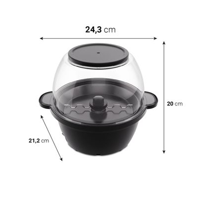 Pipoqueira Elétrica Philco 2 em 1 Antiaderente 65g PPIE03A 127V