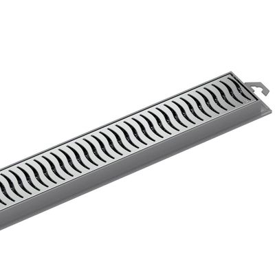 Ralo Linear Flat Grelha Cromada 70cm Com Bolsa - 100018912 - Tigre