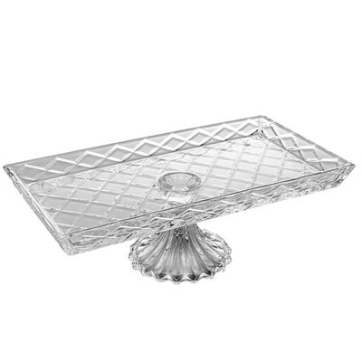 Conjunto de Travessas Retangulares Pequenas Organico Echo 22x9,5cm 4 Peças Porto Brasil Transparente