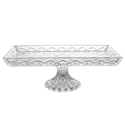 Conjunto de Travessas Retangulares Pequenas Organico Echo 22x9,5cm 4 Peças Porto Brasil Transparente