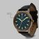 Relógio Feminino De Luxo Clássico Couro Preto New Port 40mm
