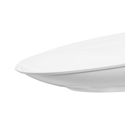 Saladeira Oval 60cm Branca em Polipropileno