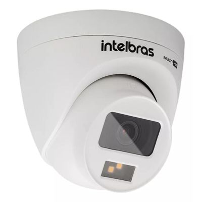 Kit 6 Câmeras de Segurança Intelbras Multi Hd 20m Vhd 1120 D Full Color Imagem Colorida Noite e Dia