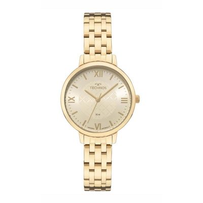 Relógio Technos Feminino Ref: 2035nda/1x Elegance Dourado