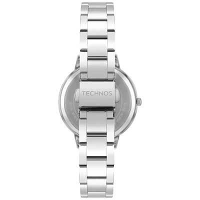 Relógio Technos Feminino Ref: 2035nbz/1k Elegance Prateado