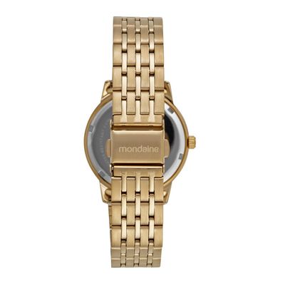 Relogio Mondaine Feminino Ref: 32919lpmvde1 Casual Dourado