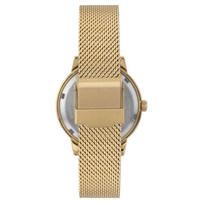 Relógio Technos Feminino Ref: 2035ncj/1p Matelassé Mesh Dourado