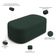 Kit 02 Puffs Decorativos Orgânicos Para Living Quarto 100cm Doha W01 Suede Verde Musgo - Lyam Decor