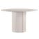 Mesa de Jantar 6 Lugares Redonda 135cm Verbena N01 Off White - Lyam Decor