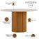 Mesa de Jantar 6 Lugares Redonda 135cm Verbena N01 Ypê Off White - Lyam Decor
