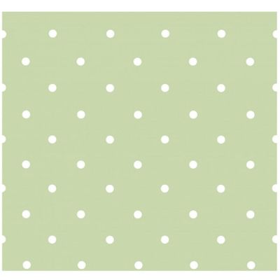 Papel de Parede Treboli Poá Verde 5655 - Rolo: 10m x 0,53m