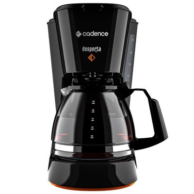 Cafeteira Elétrica Cadence, Desperta Contrast, 750mls, 600W, Preta - CAF338 Preto / 220V