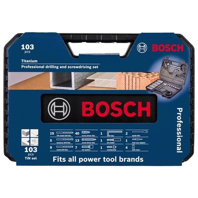 Kit De Acessórios 103 Peças - 2608594070000 - Bosch