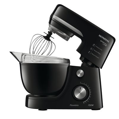 Batedeira Planetária Mondial Special Line B48BSL Preto com Inox 220V