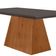 Mesa Para Sala De Jantar Aida 180cm Em Mdf E Vidro Grafite Imbuia Ripado Grafite